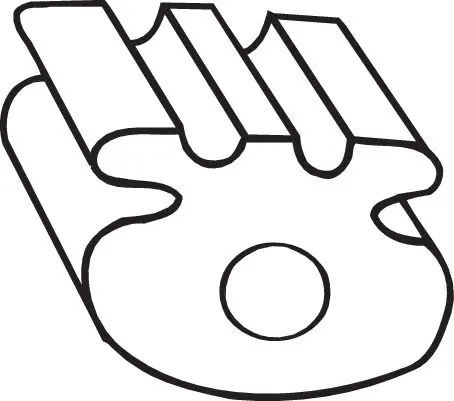 гумена лента, изпускателна система BOSAL               