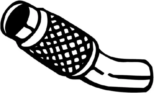 гъвкава тръба, изпускателна система BOSAL               