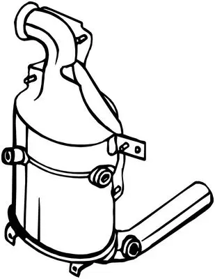 филтър за сажди-твърди частици, изпускателна система BOSAL               