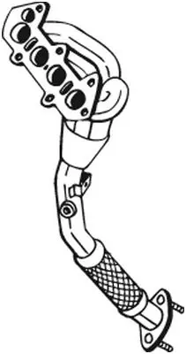 изпускателна тръба BOSAL               