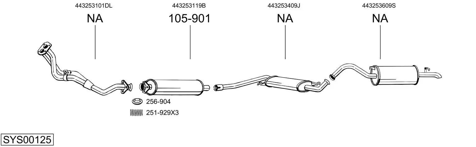 Изпускателна система BOSAL               
