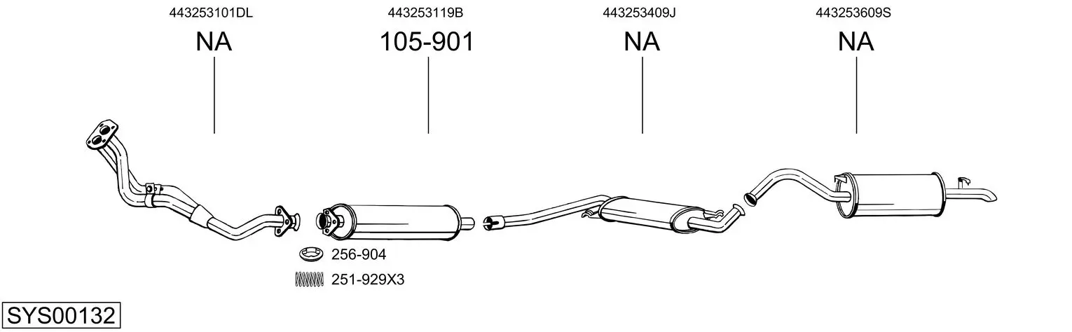 Изпускателна система BOSAL               