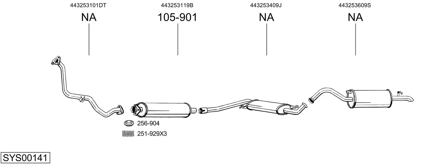 Изпускателна система BOSAL               