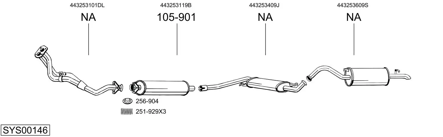 Изпускателна система BOSAL               