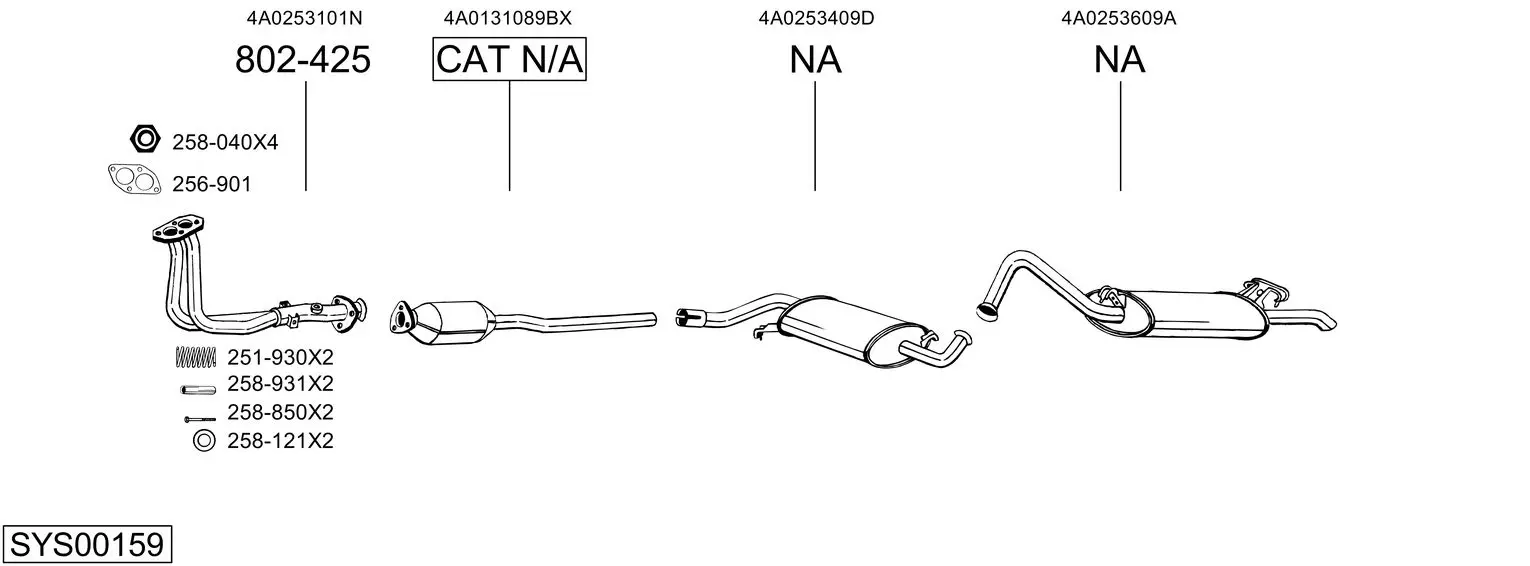 Изпускателна система BOSAL               