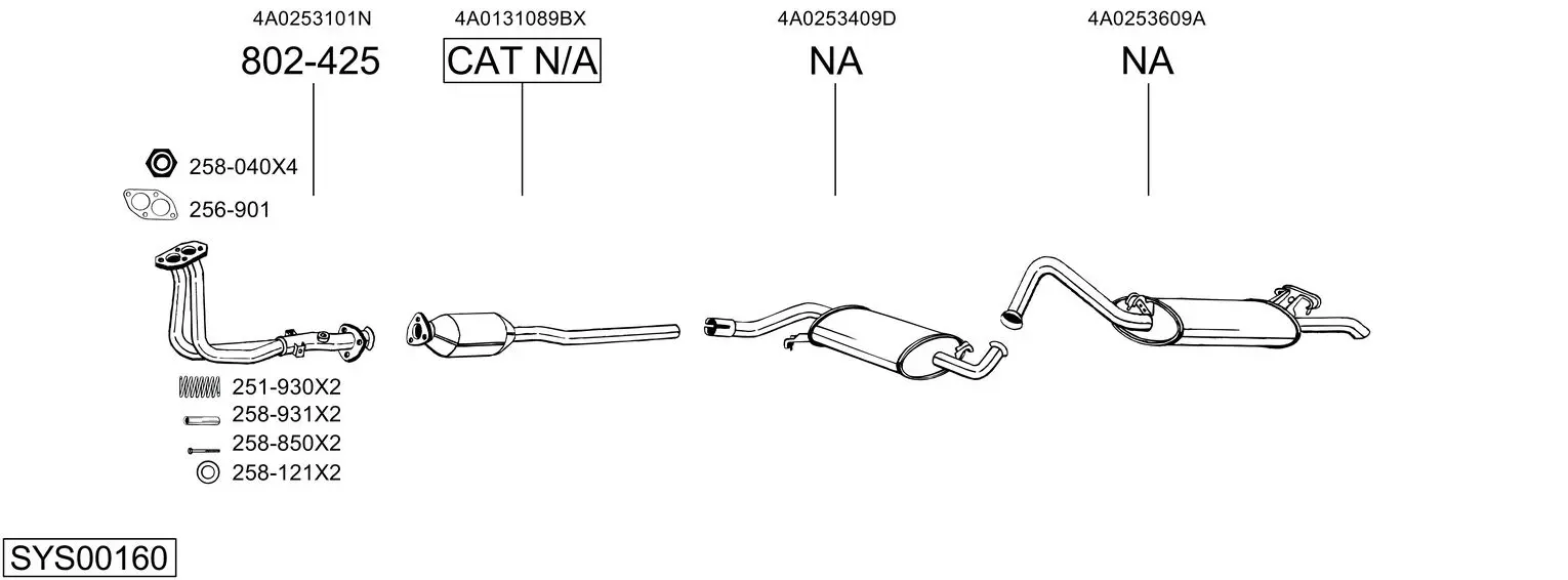 Изпускателна система BOSAL               