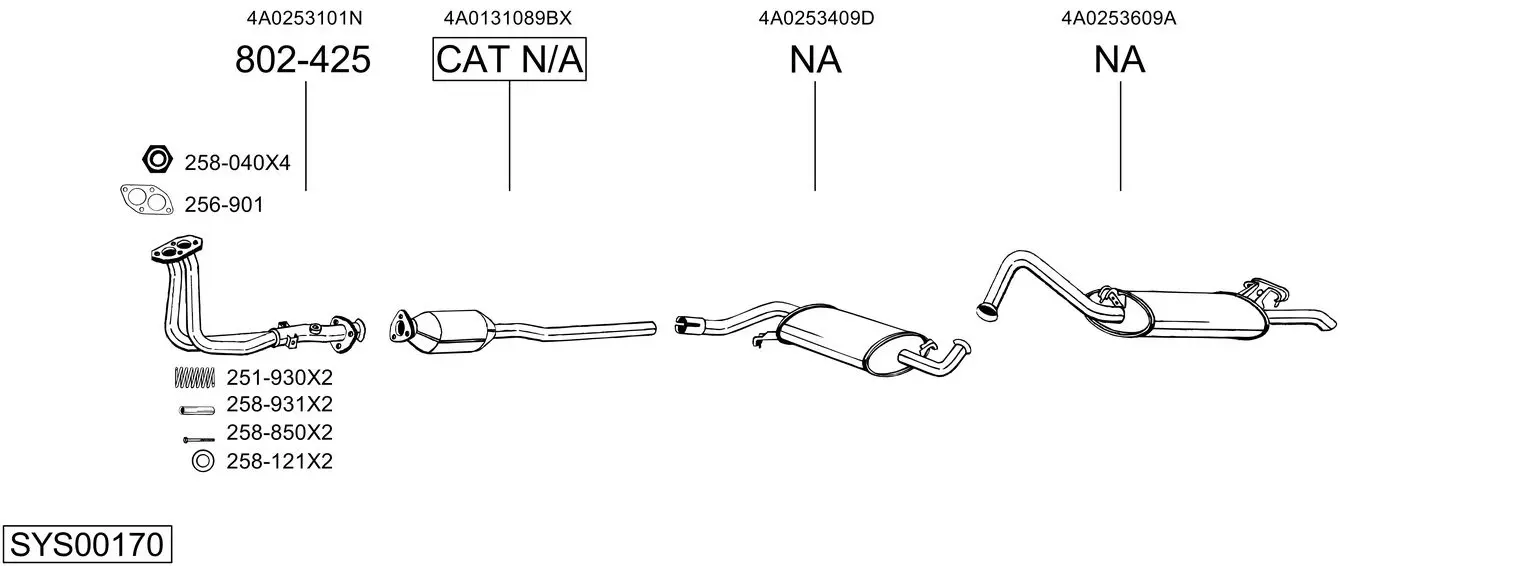 Изпускателна система BOSAL               