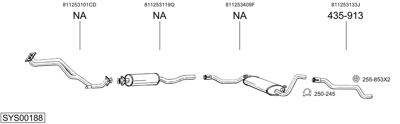 Изпускателна система BOSAL               