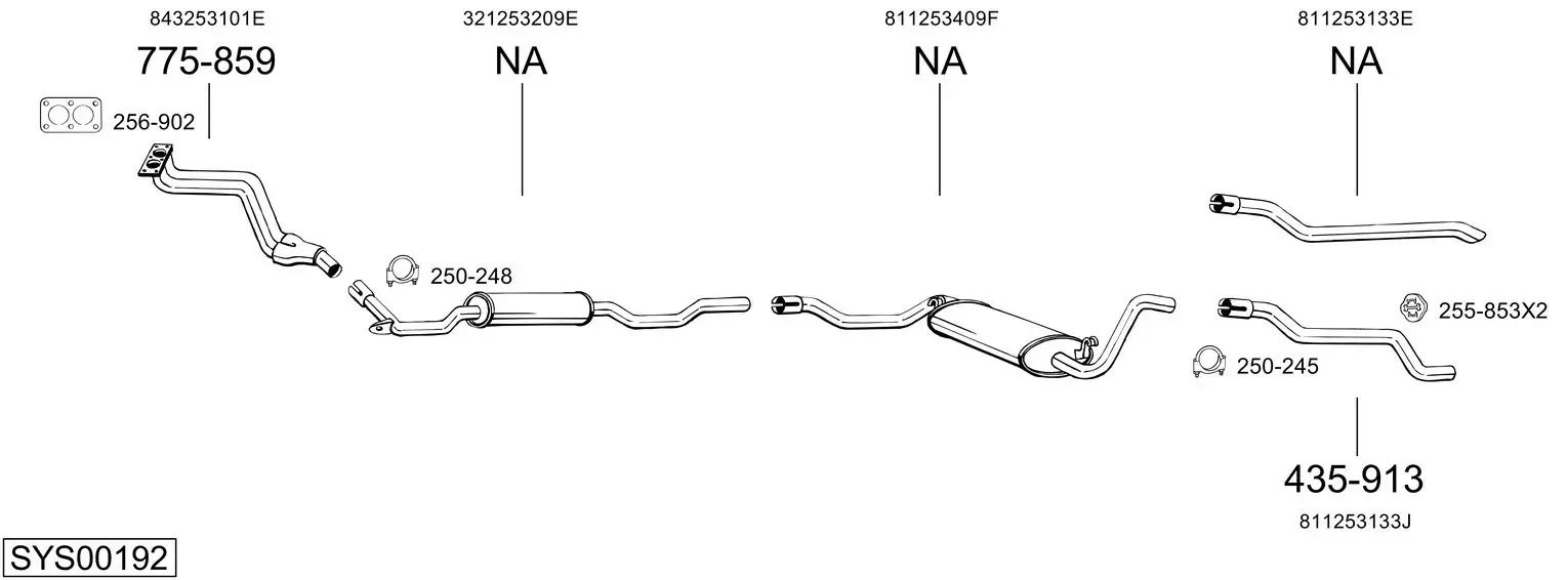 Изпускателна система BOSAL               