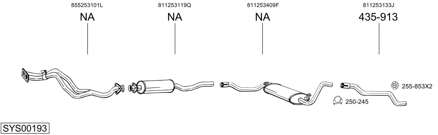 Изпускателна система BOSAL               