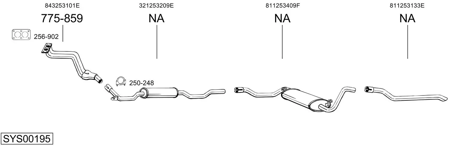 Изпускателна система BOSAL               