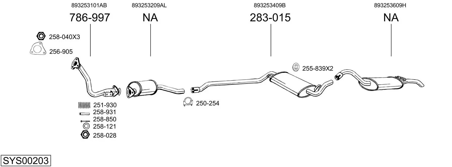 Изпускателна система BOSAL               