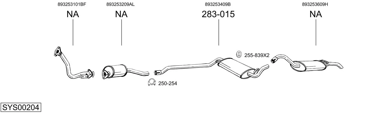 Изпускателна система BOSAL               