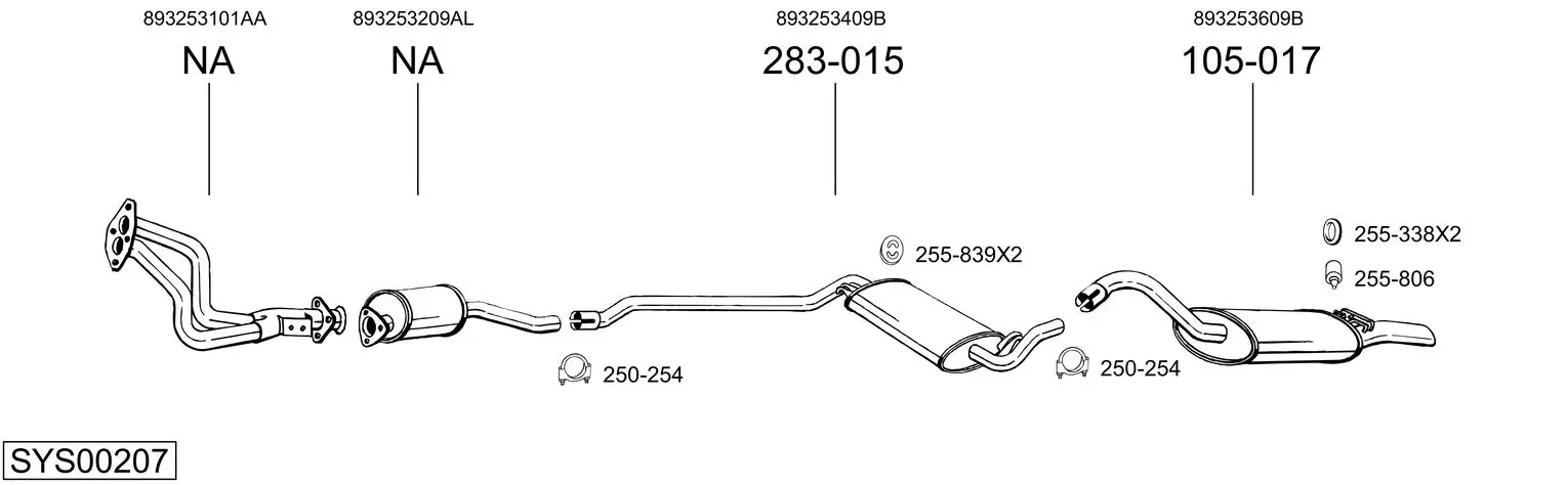 Изпускателна система BOSAL               