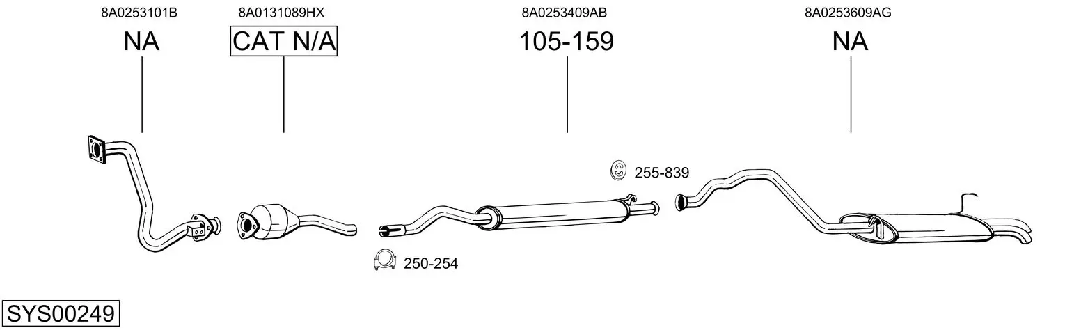 Изпускателна система BOSAL               