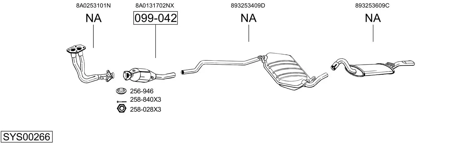 Изпускателна система BOSAL               