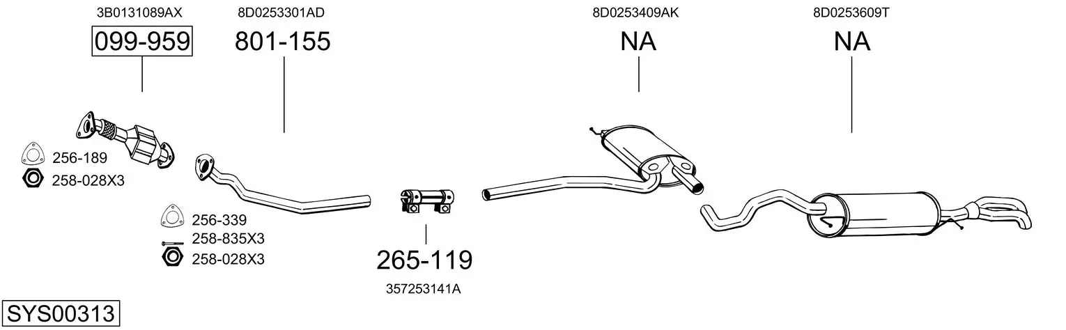 Изпускателна система BOSAL               