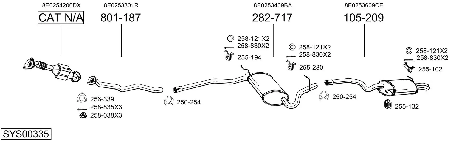 Изпускателна система BOSAL               