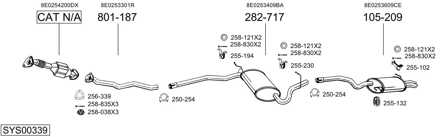 Изпускателна система BOSAL               