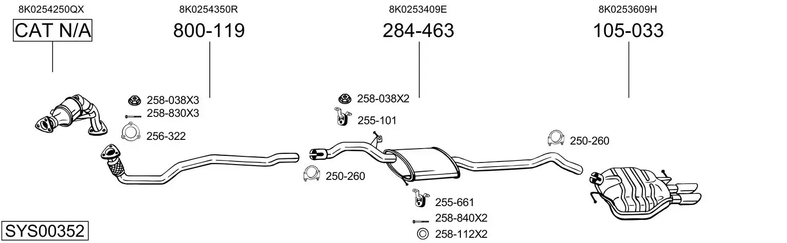 Изпускателна система BOSAL               