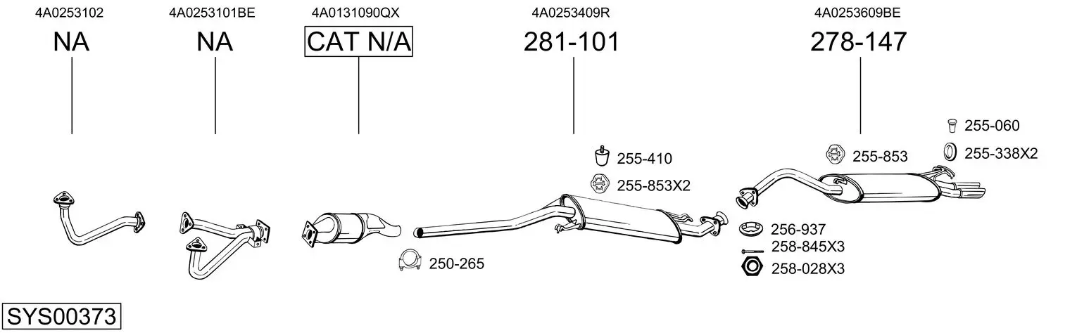 Изпускателна система BOSAL               
