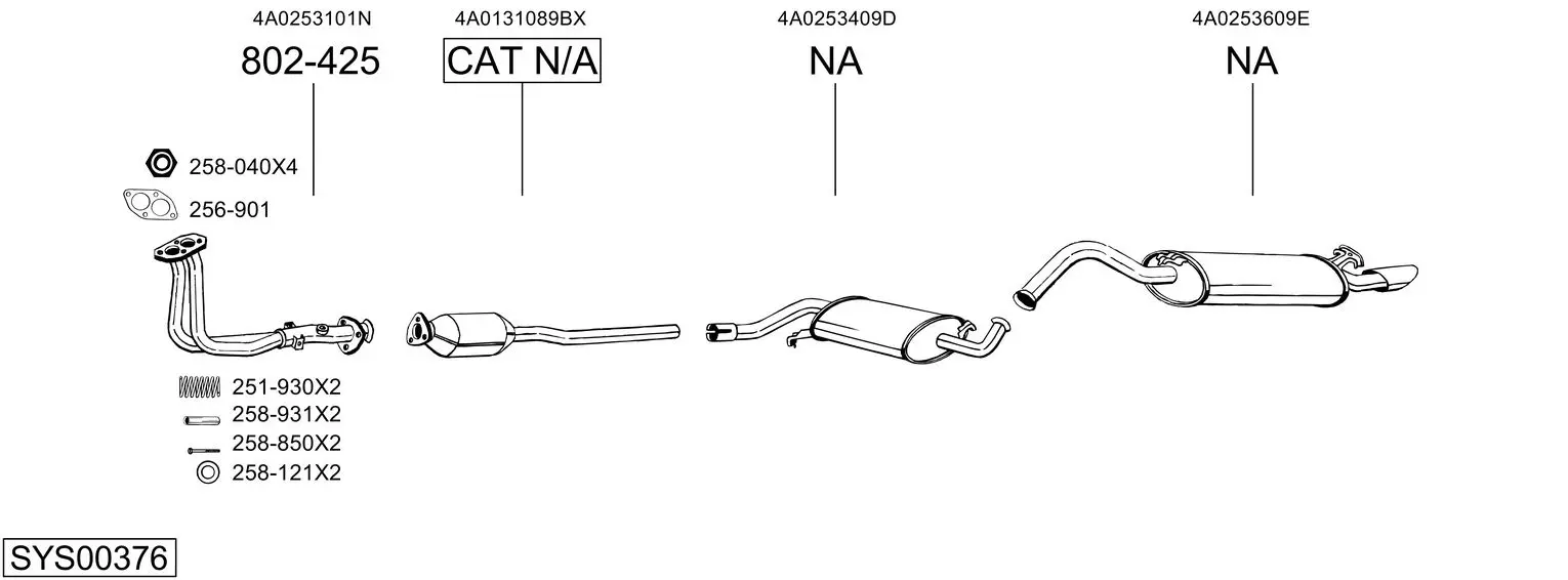 Изпускателна система BOSAL               
