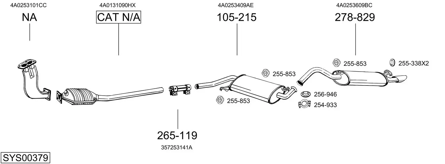 Изпускателна система BOSAL               