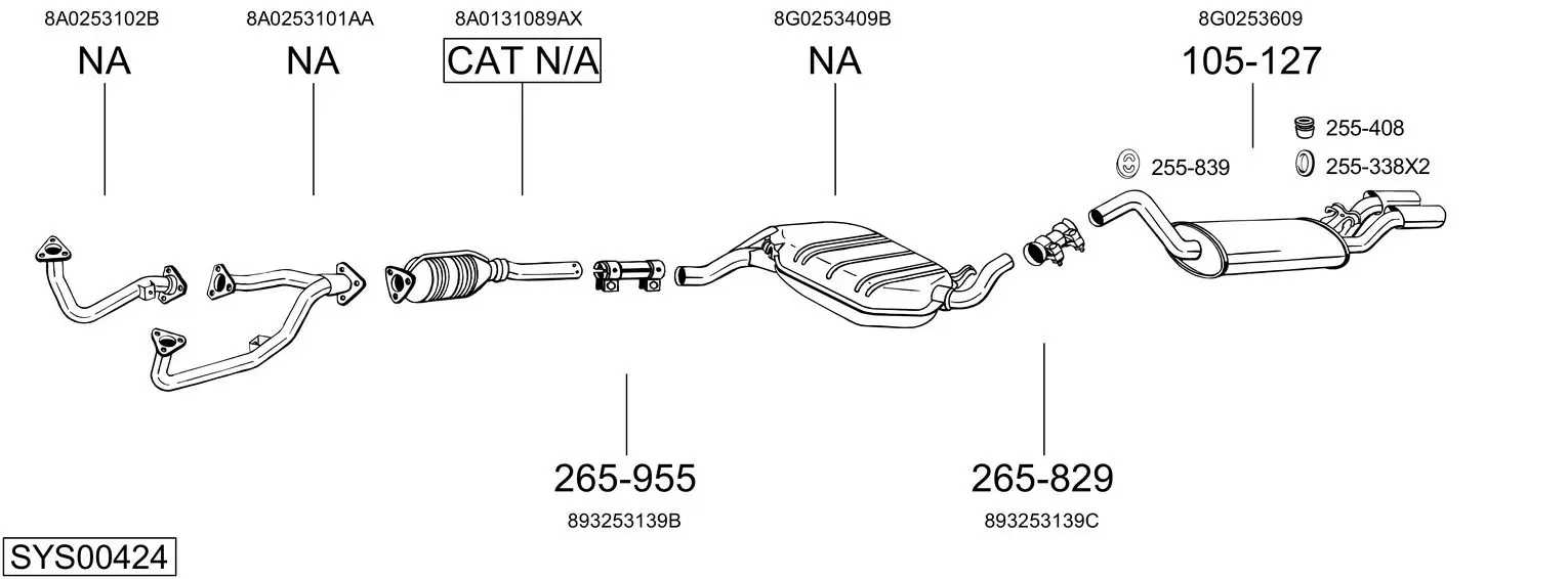 Изпускателна система BOSAL               