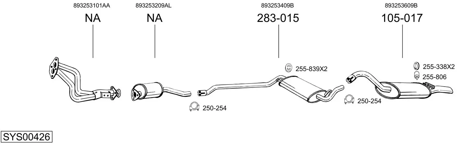 Изпускателна система BOSAL               