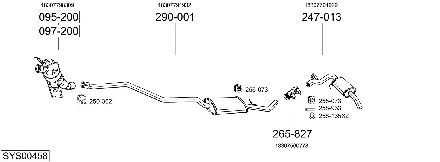 Изпускателна система BOSAL               