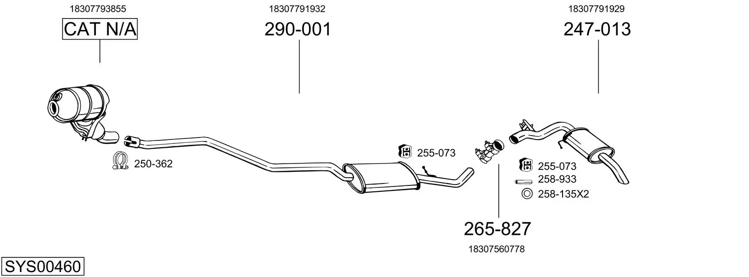 Изпускателна система BOSAL               