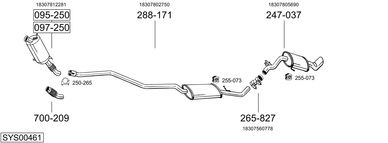 Изпускателна система BOSAL               