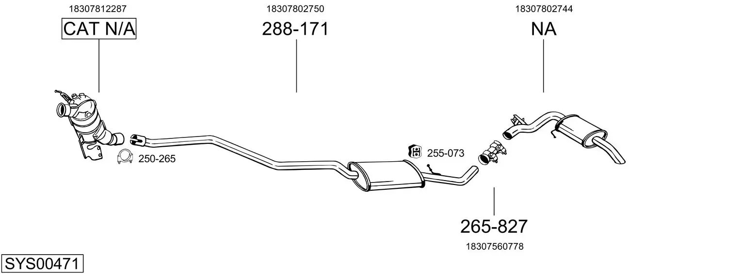 Изпускателна система BOSAL               