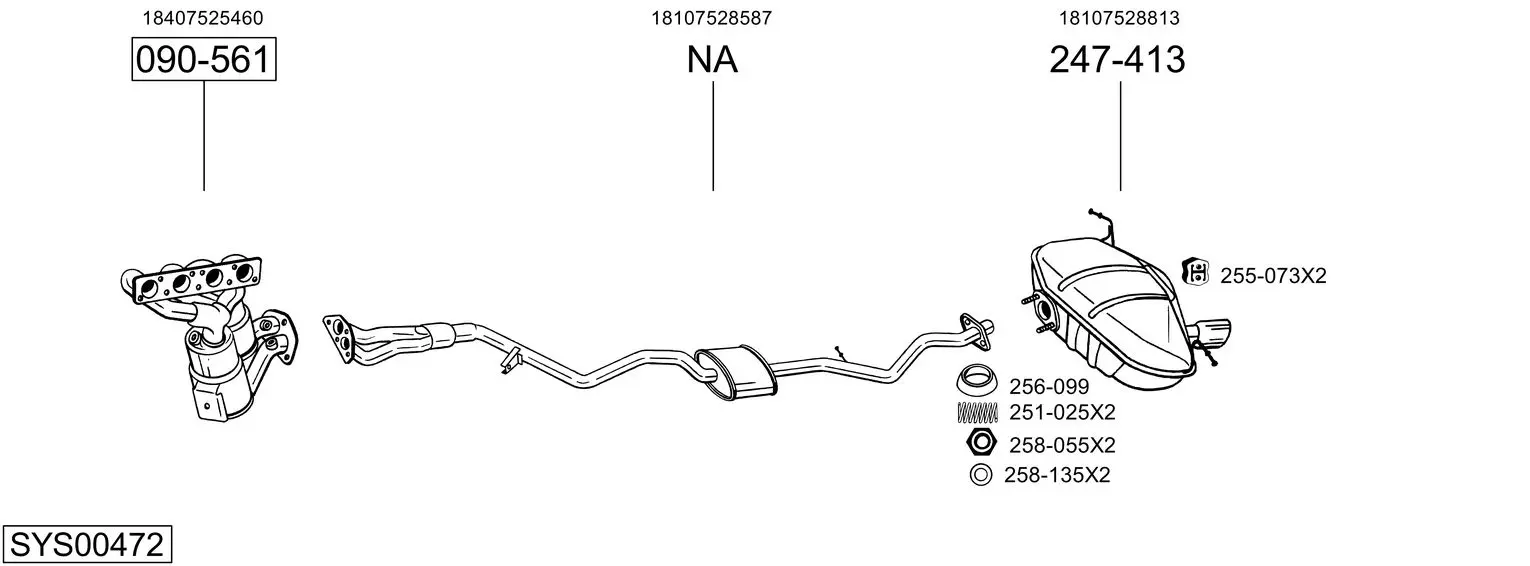 Изпускателна система BOSAL               