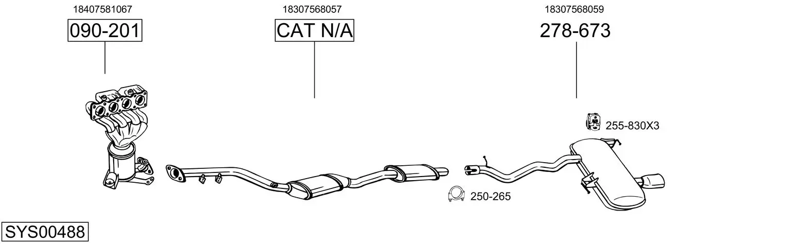 Изпускателна система BOSAL               