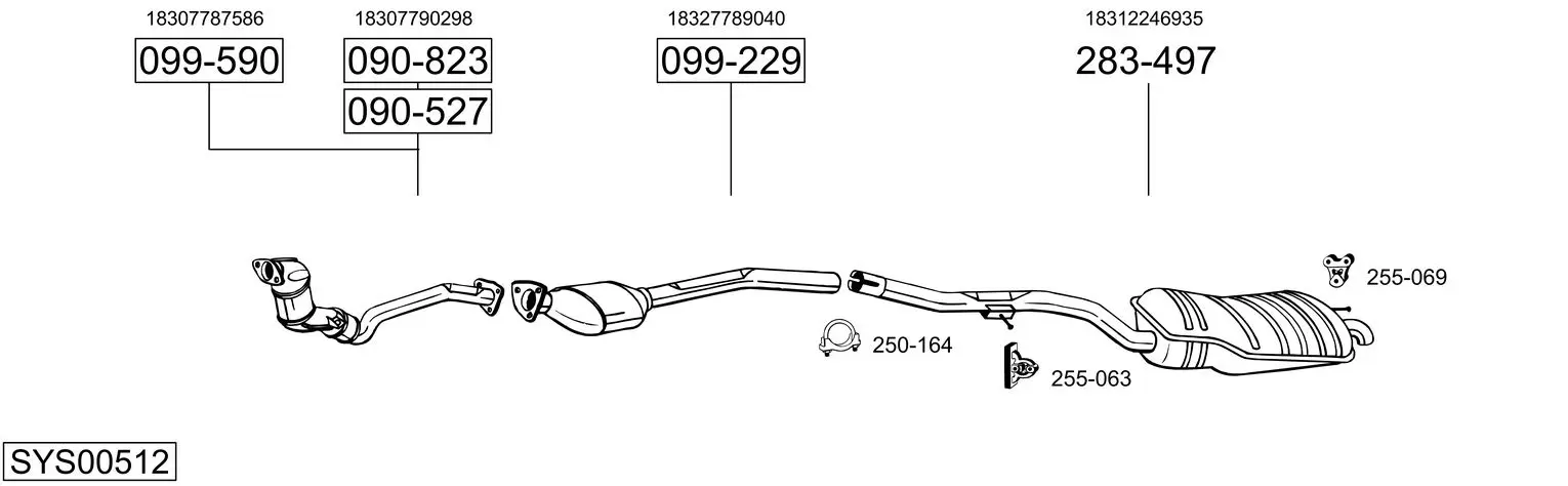 Изпускателна система BOSAL               