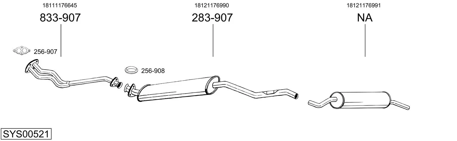 Изпускателна система BOSAL               