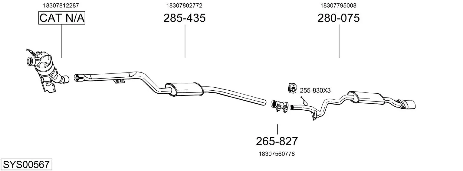 Изпускателна система BOSAL               