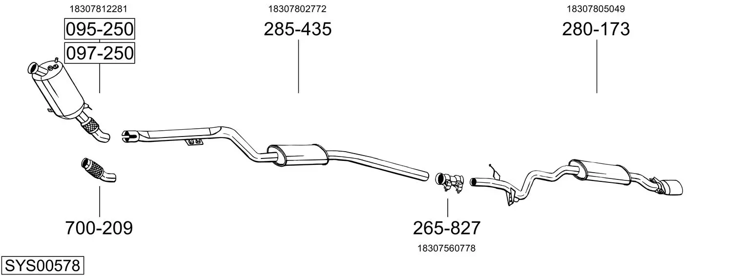 Изпускателна система BOSAL               