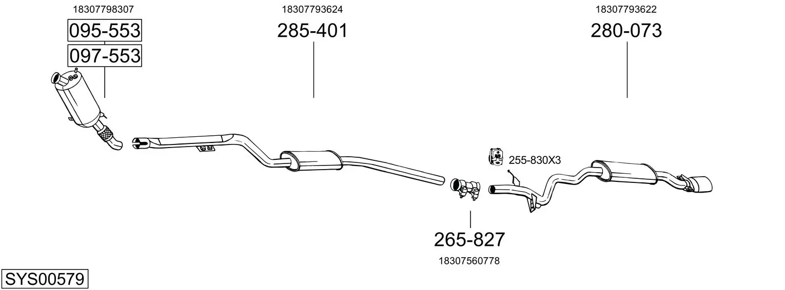 Изпускателна система BOSAL               