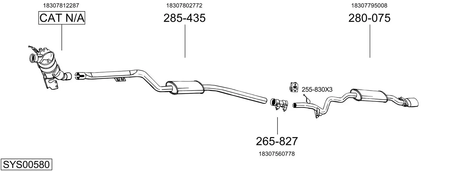 Изпускателна система BOSAL               