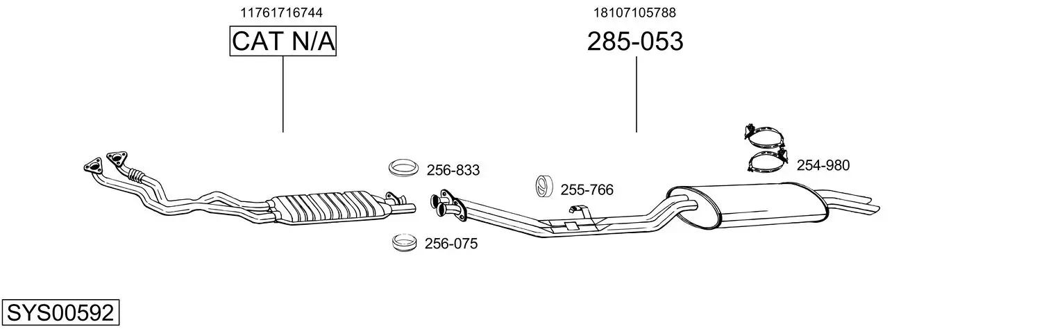 Изпускателна система BOSAL               