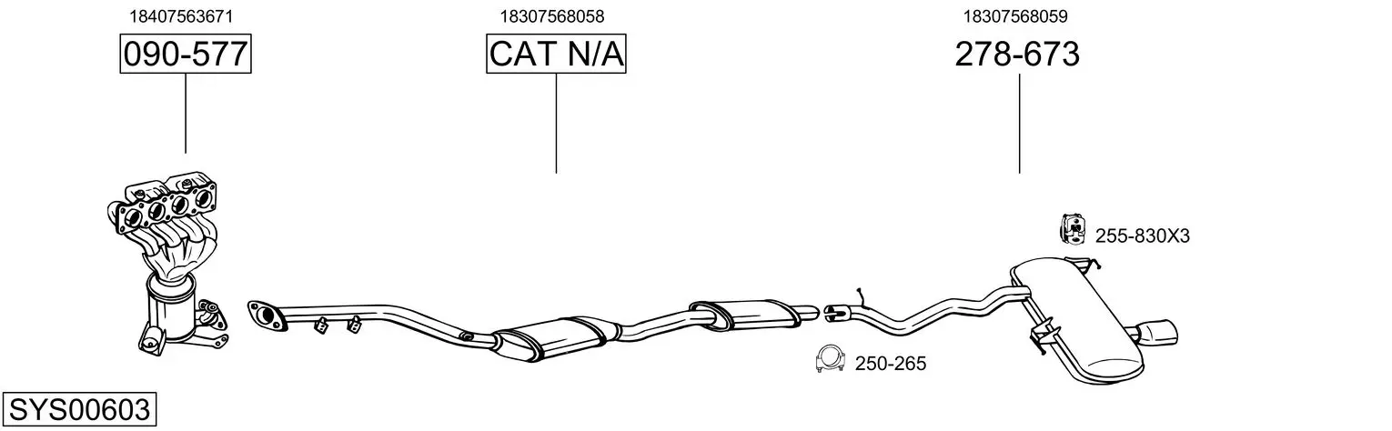 Изпускателна система BOSAL               