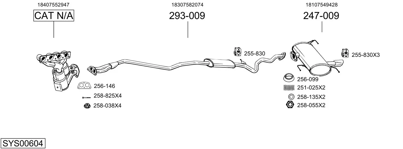 Изпускателна система BOSAL               