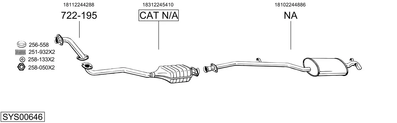 Изпускателна система BOSAL               