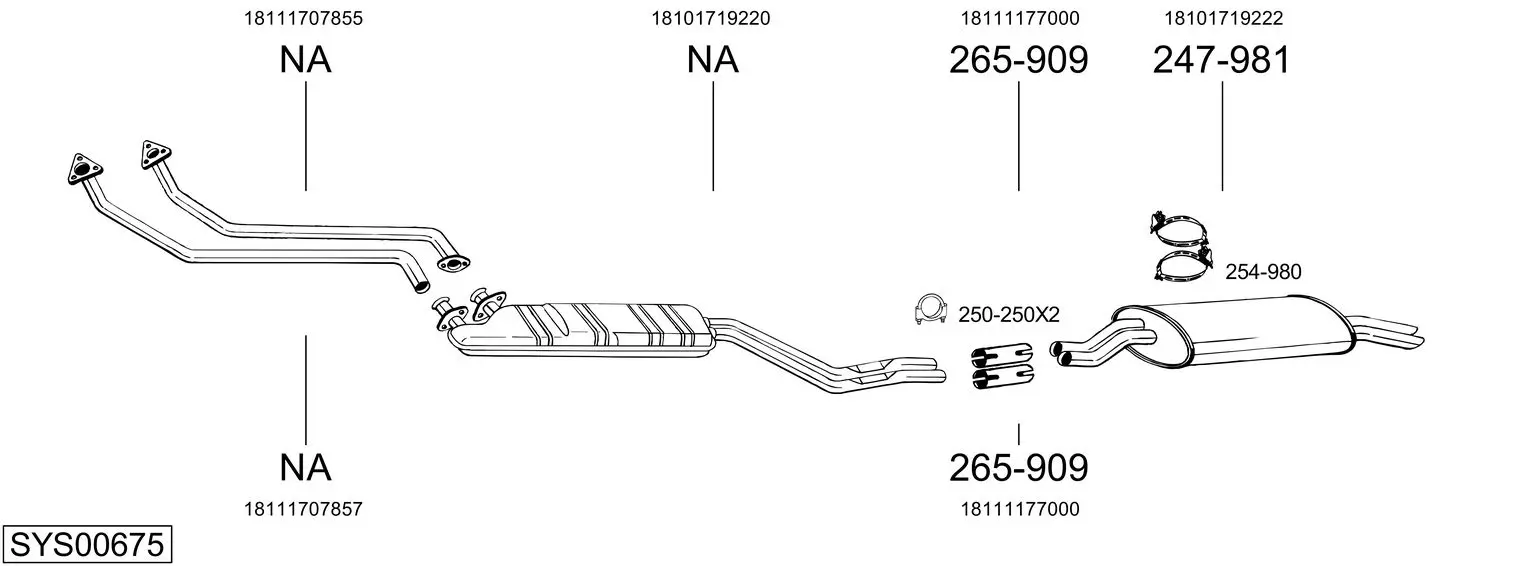 Изпускателна система BOSAL               