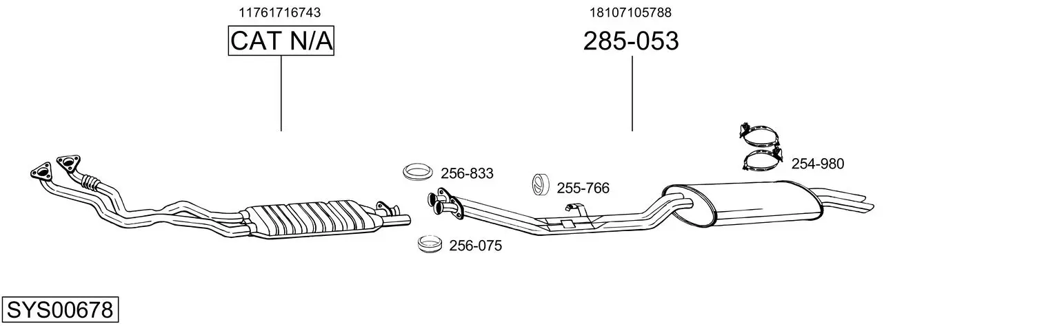 Изпускателна система BOSAL               