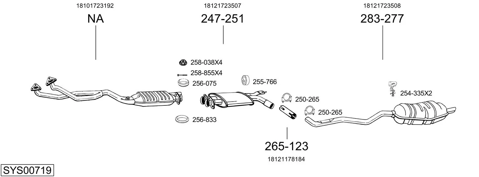 Изпускателна система BOSAL               