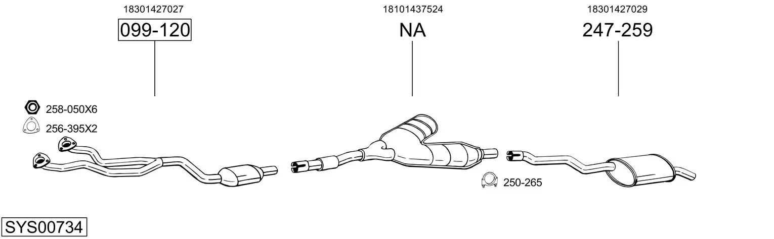 Изпускателна система BOSAL               
