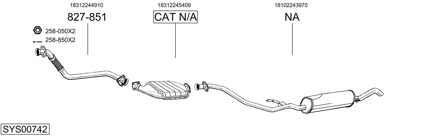 Изпускателна система BOSAL               